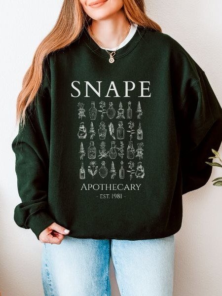 Potion Master's Apothecary Cozy Minimalist Fall Sweatshirt product image (1)