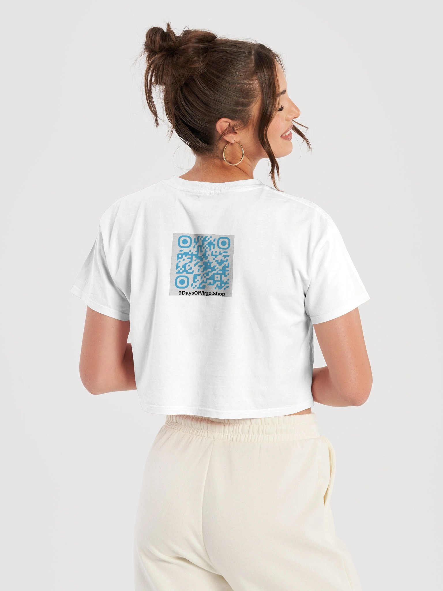 VIRGO DO YOU LOVE YOU!- WHITE Crop Top product image (5)