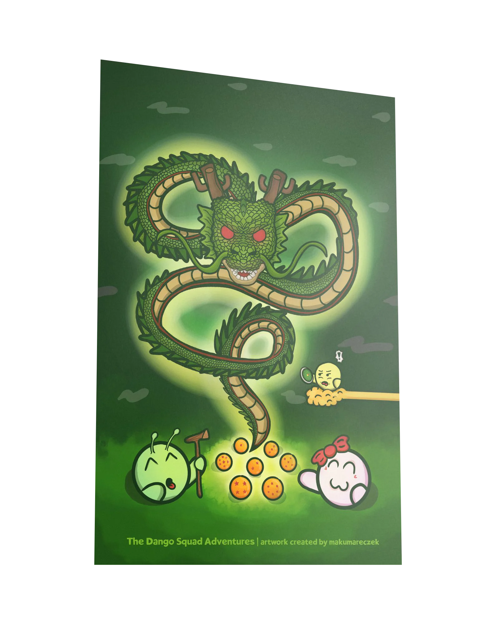 Dango Dragon - Frameless Poster product image (2)