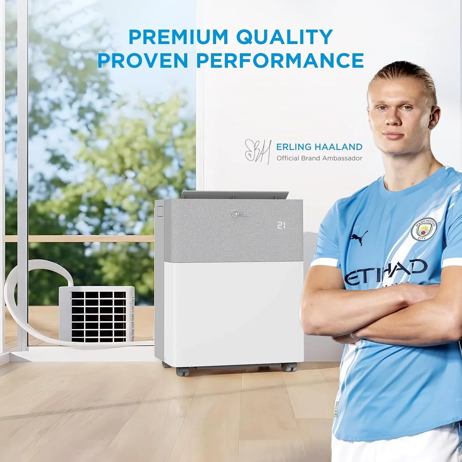 12000 BTU Portable Air Conditioner with Heat Pump, WiFi Control & Dehumidifier product image (6)