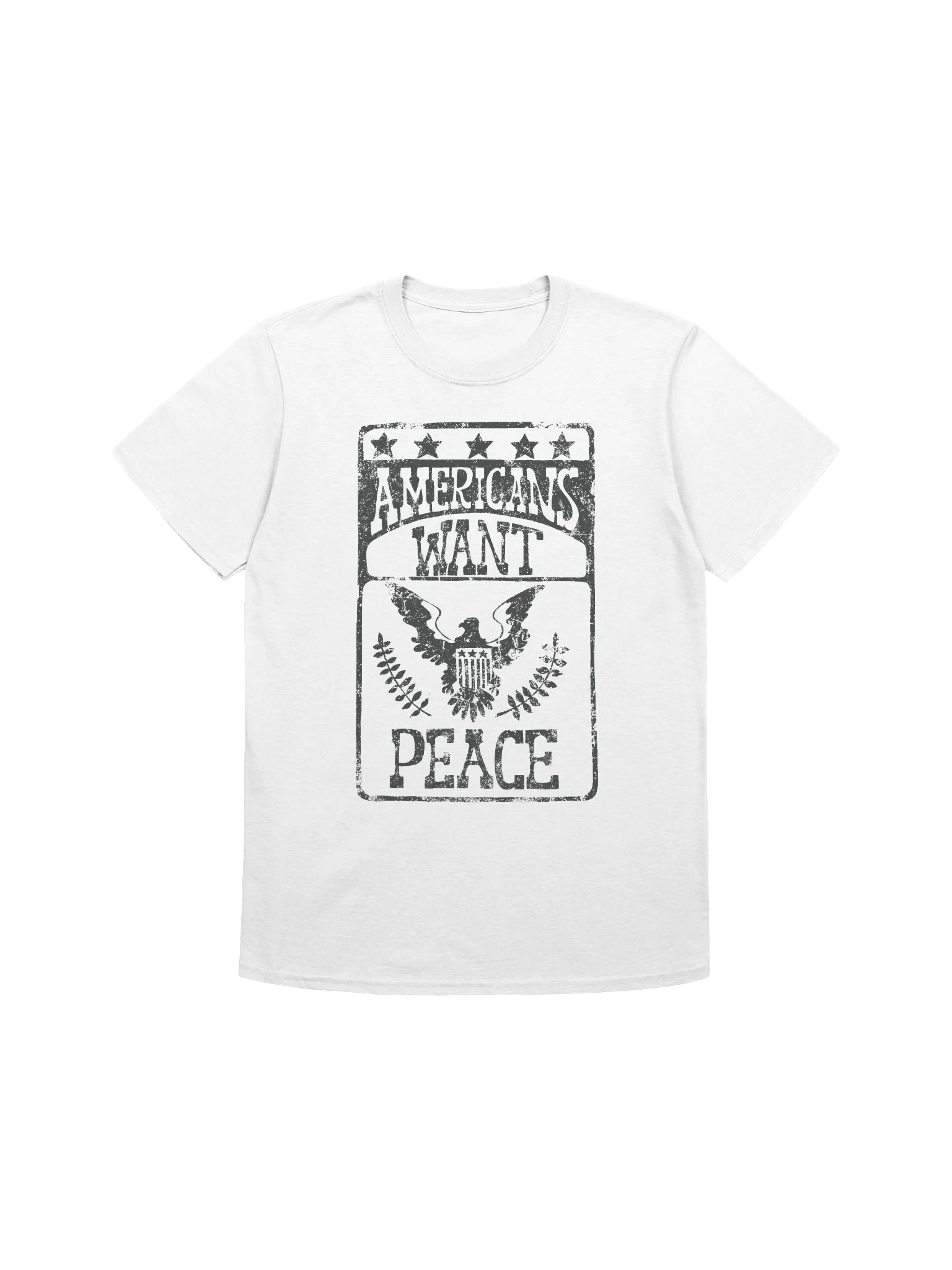 Americans Want Peace Unisex Gildan 64000 T-Shirt product image (1)