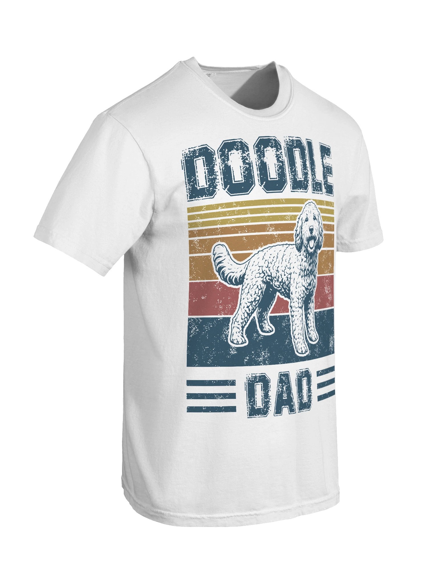 Doodle Dad Vintage Dog Lover Graphic Tee product image (65)