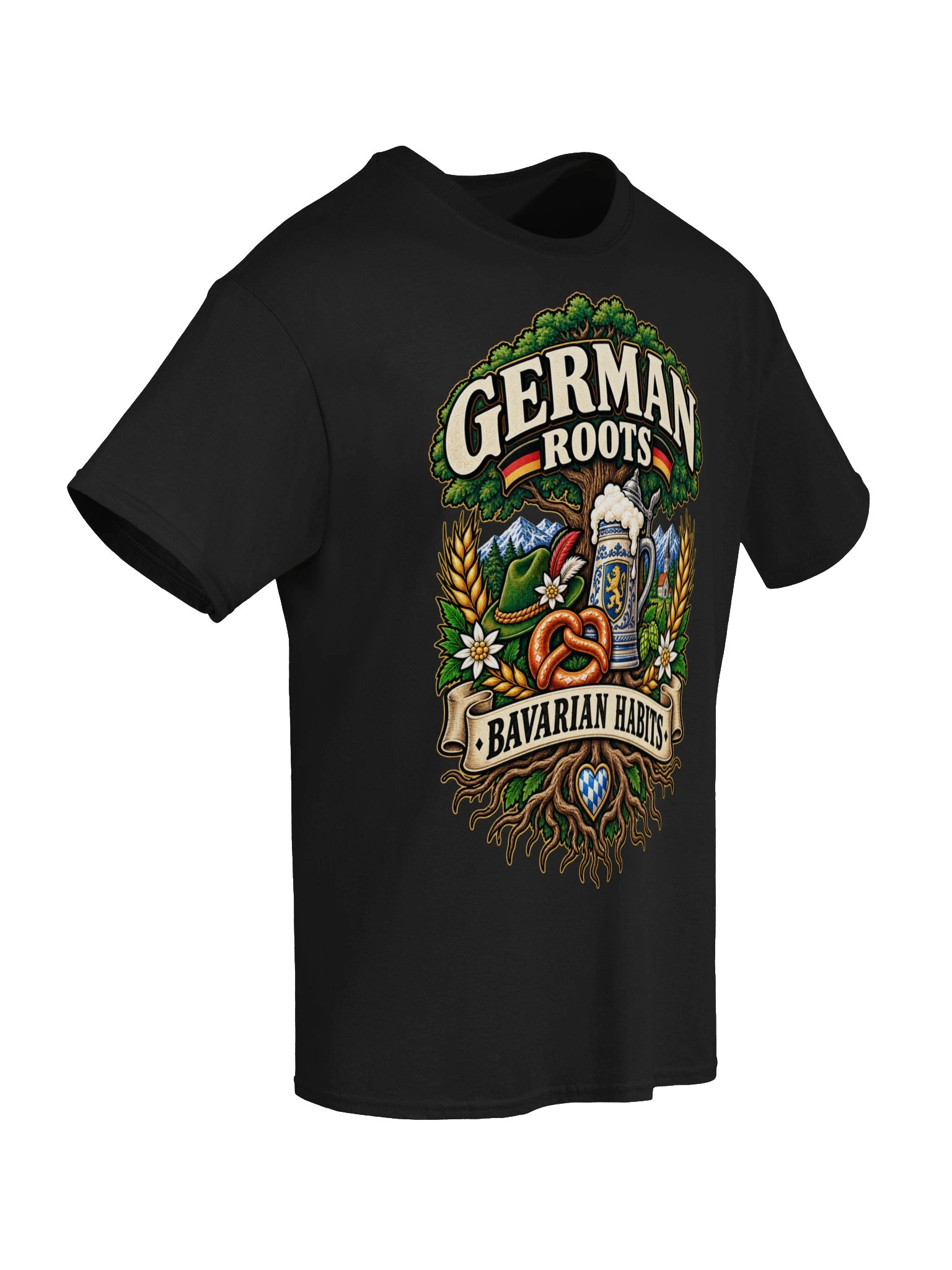 German Roots Bavarian Habits Heritage Vintage Tee product image (61)