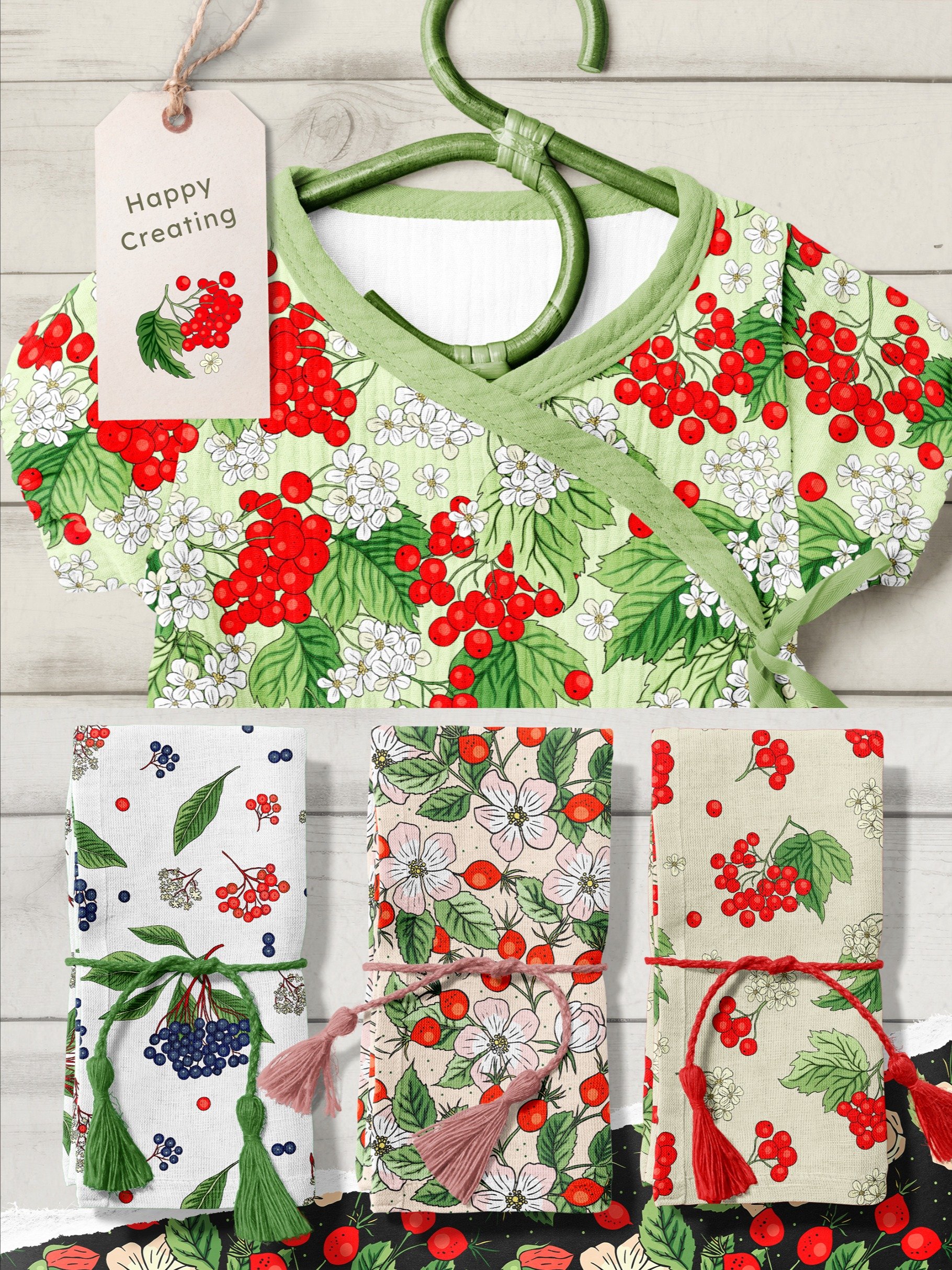 Wild Berries - Seamless Patterns product image (5)