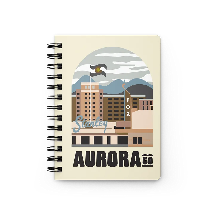 Aurora Cityscape Spiral Notebook product image (1)