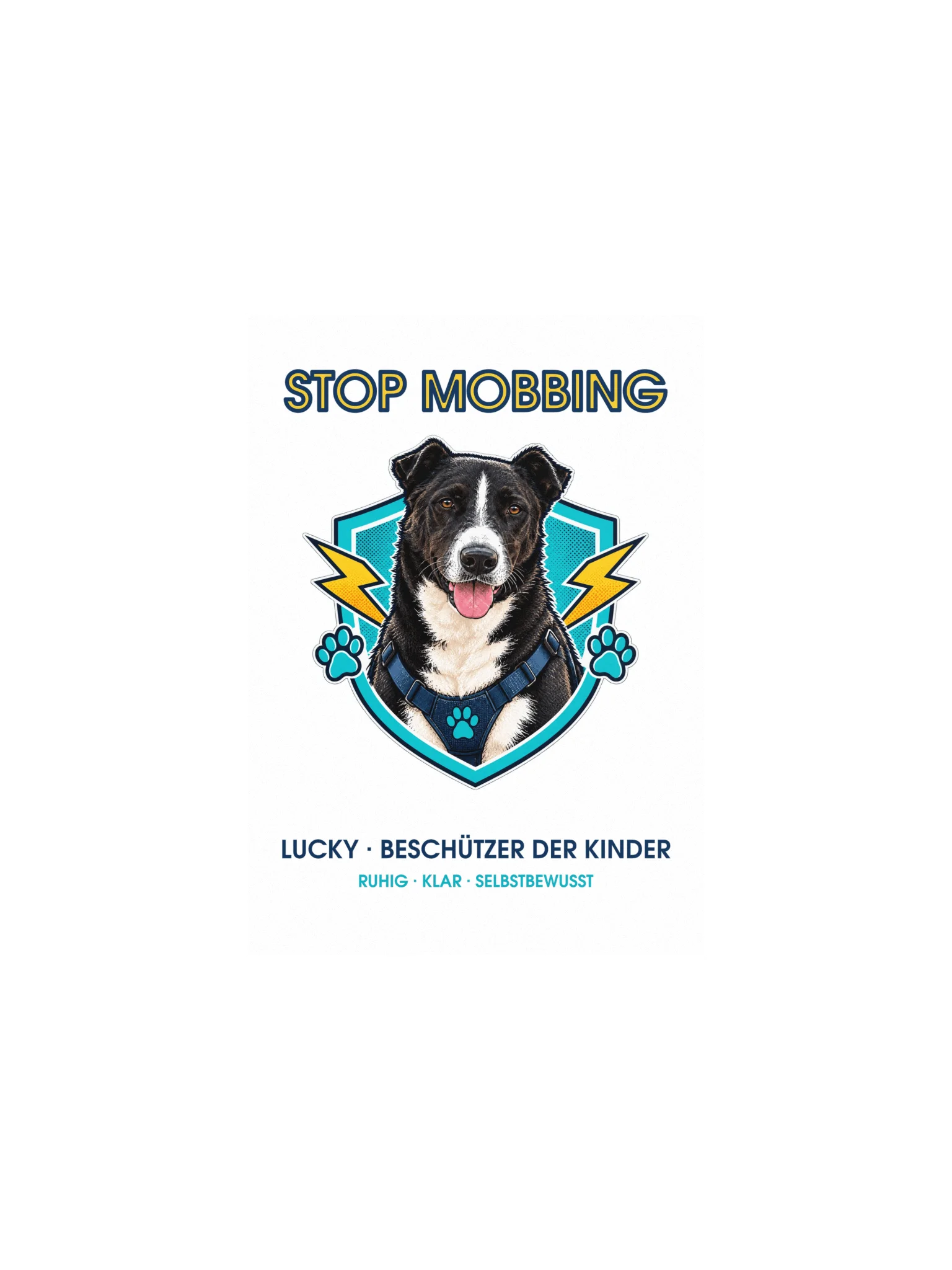DogKids Stop Mobbing Poster – Lucky HeroDog product image (9)