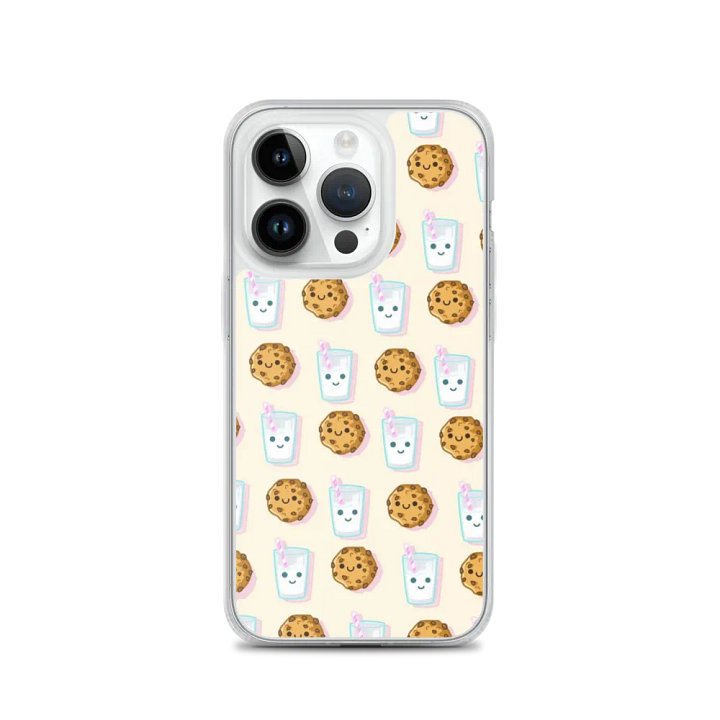 Smiling Milk and Cookies iPhone Case product image (3)