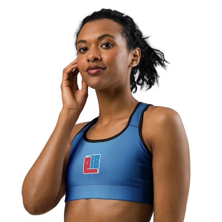 E18 All-Over Print Sports Bra product image (1)