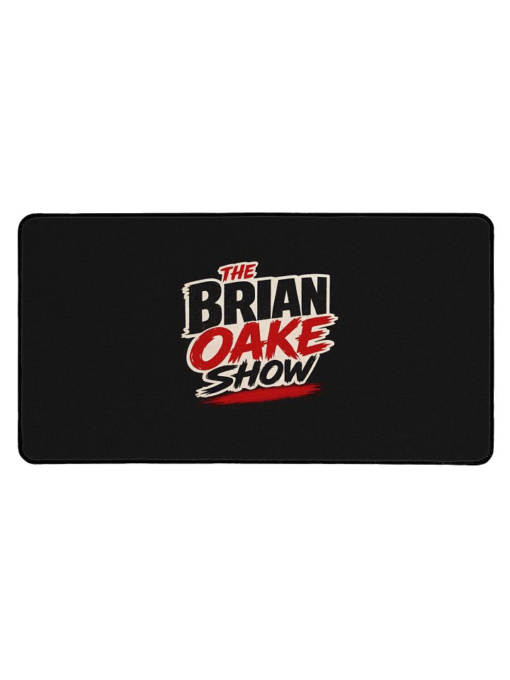 Brian Oake Show - Black Desk Mat/Mouse Pad product image (1)