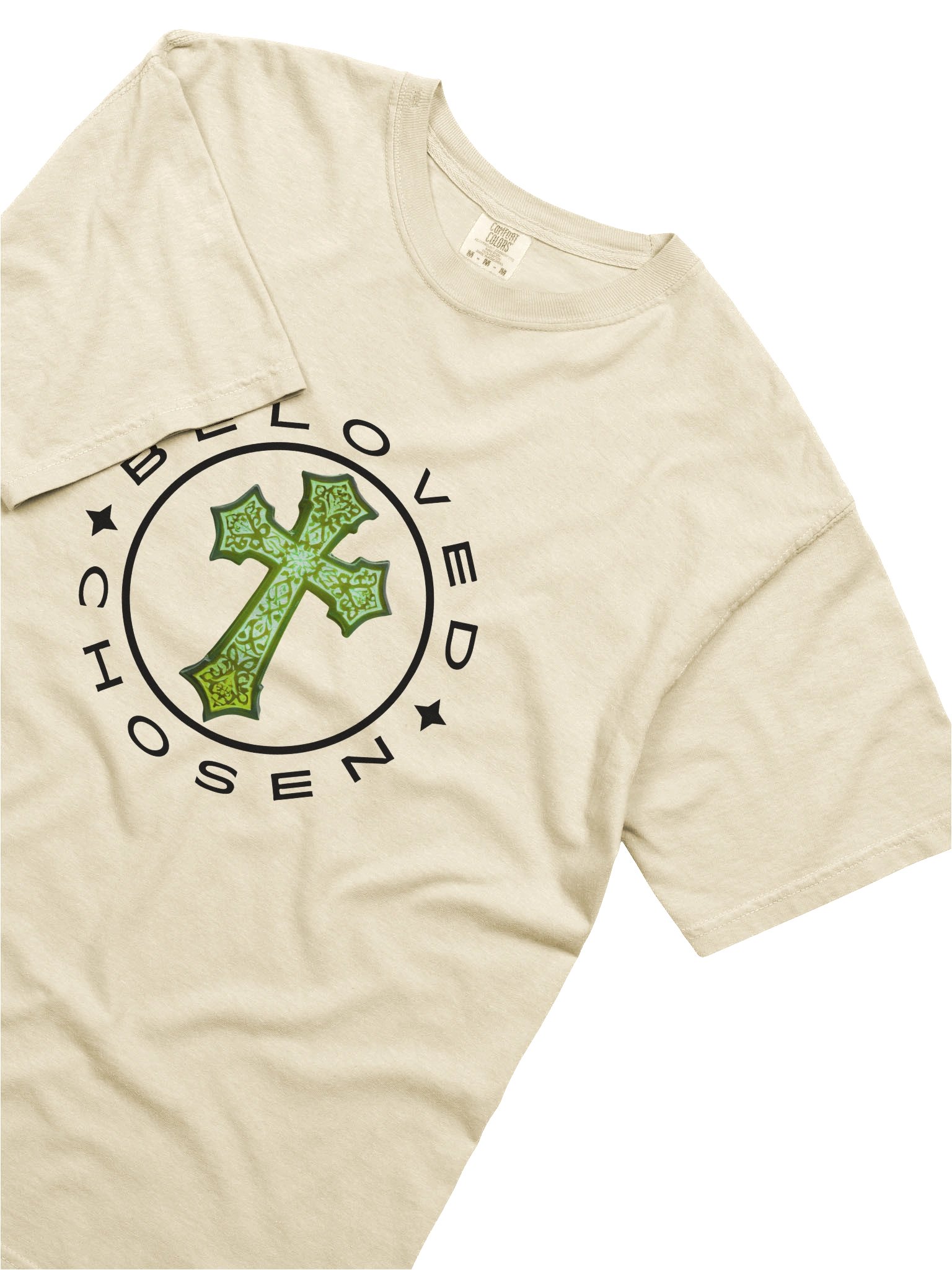 Celtic Cross " Beloved & Chosen" Comfort Tee product image (5)