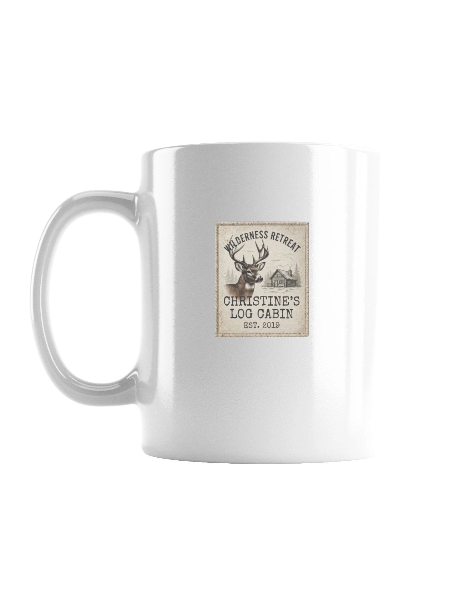 Christine’s Log Cabin Morning Brew Ceramic Mug product image (1)