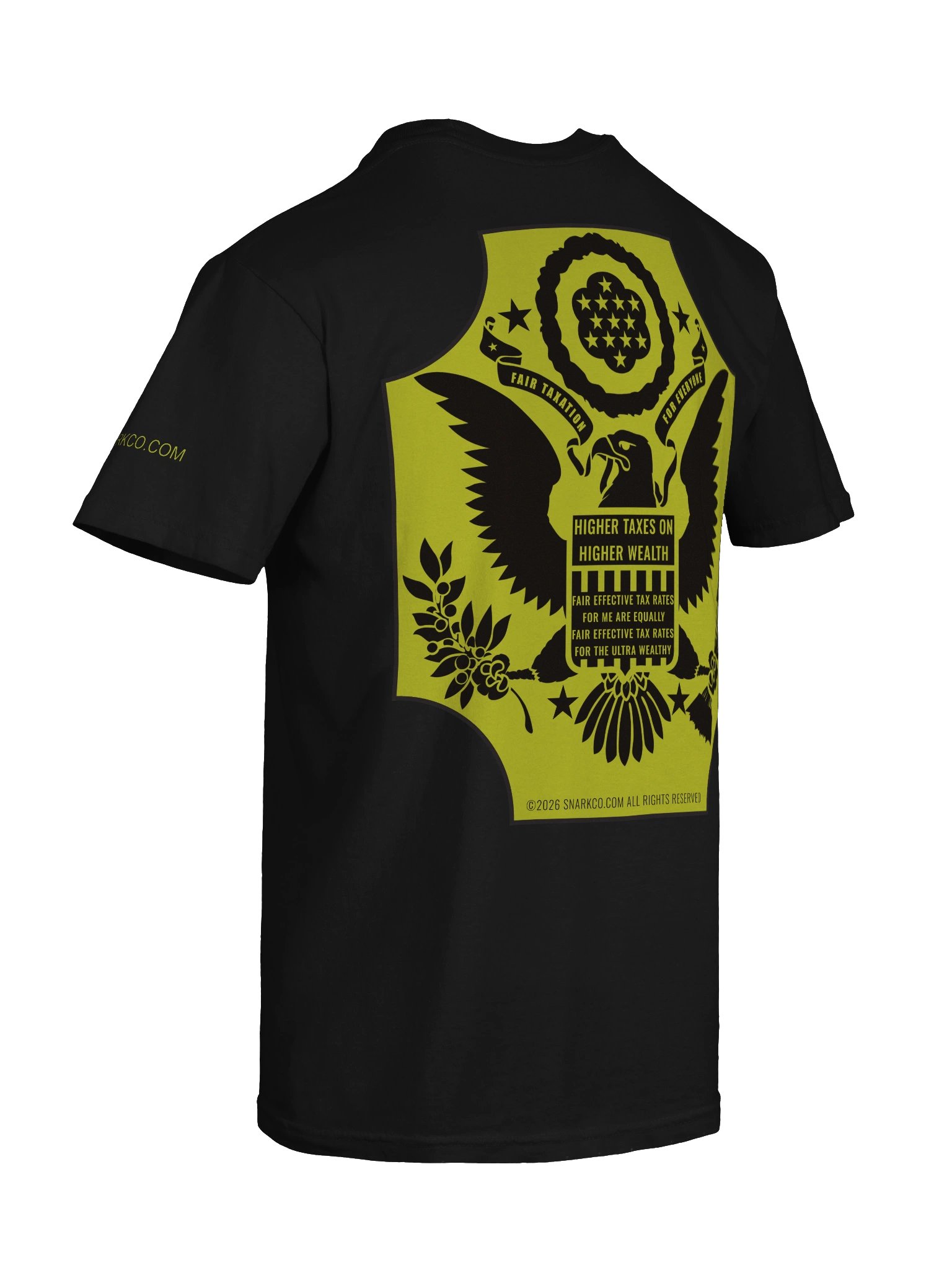 (image on back) Fair Taxation for Everyone high quality T-shirt product image (10)