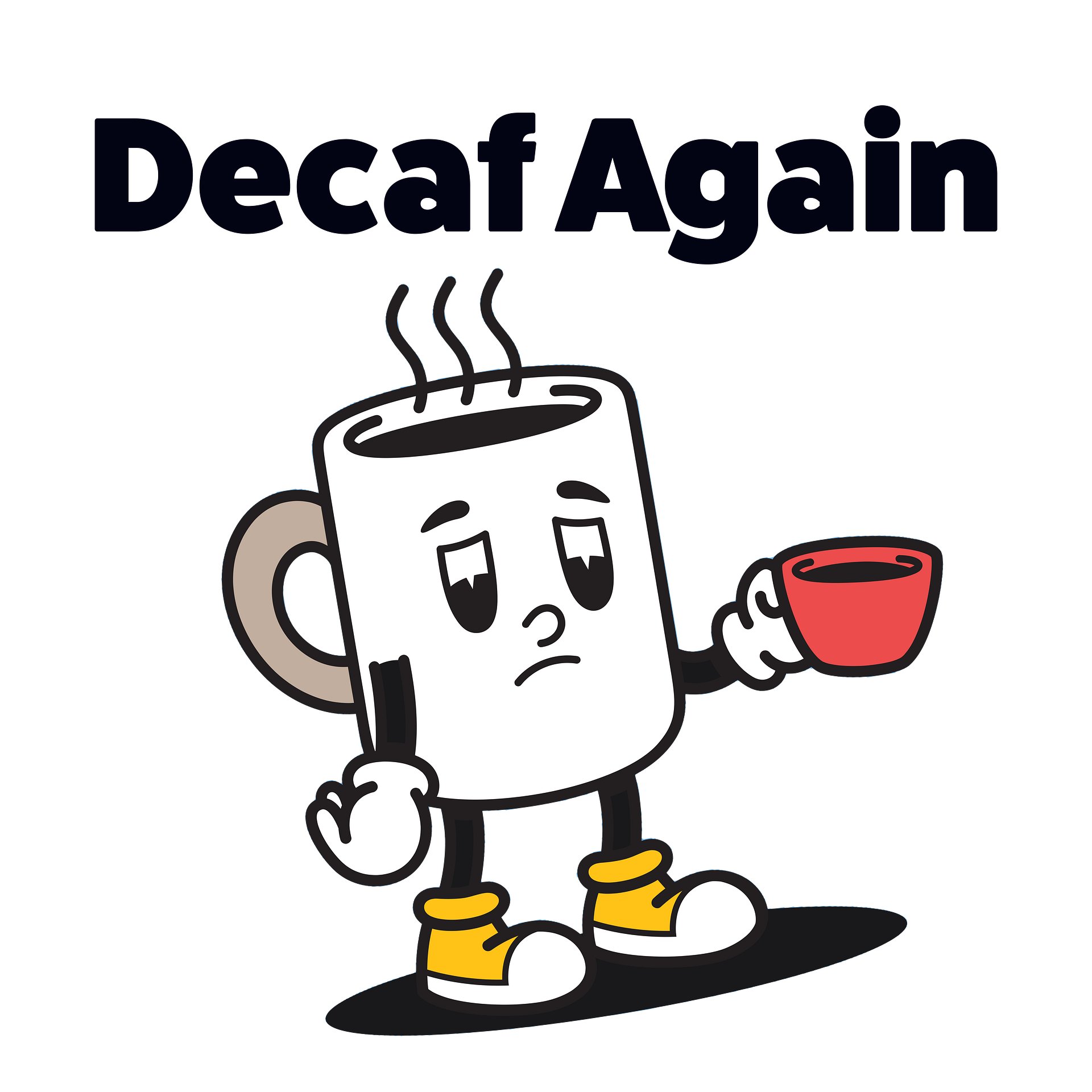 Decaf Again Ceramic Coffee Mug product image (2)