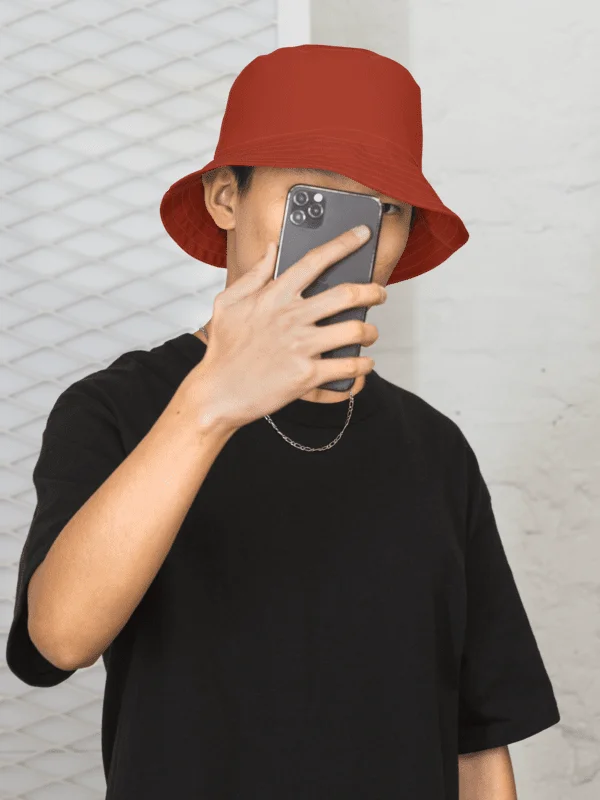 Reversible Son of Alvoda Bucket Hat in Burnt Orange product image (2)