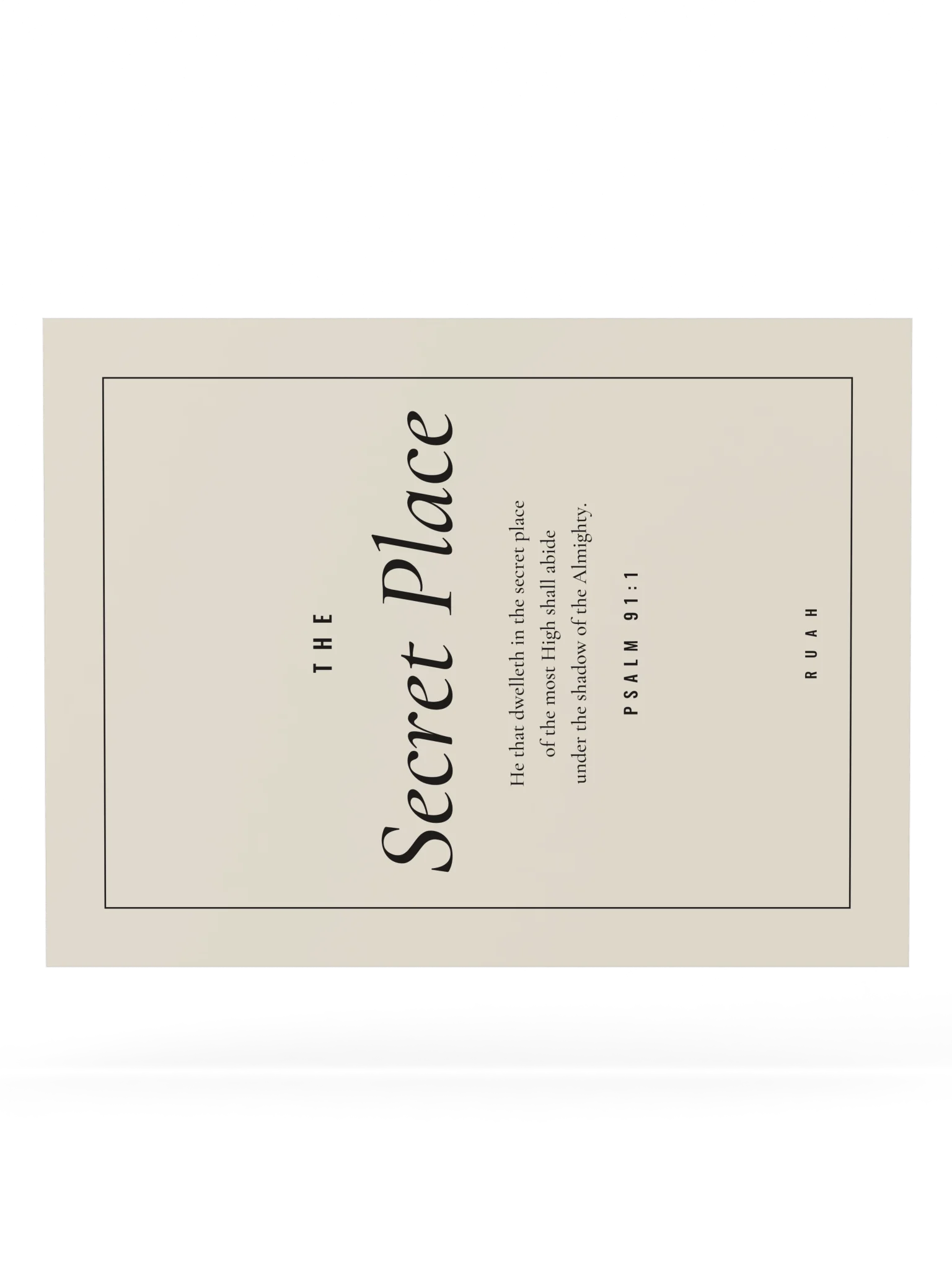 The Secret Place: Psalm 91:1 Poster product image (11)