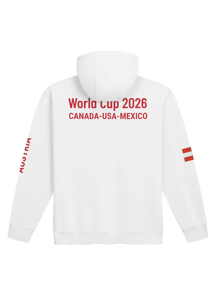 Austria 2026 World Cup Flag Hoodie - Premium Unisex Hoodie product image (9)