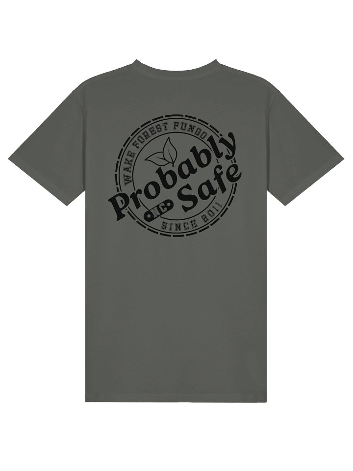 Probably Safe — Minimal Black AS Colour T-Shirt product image (6)
