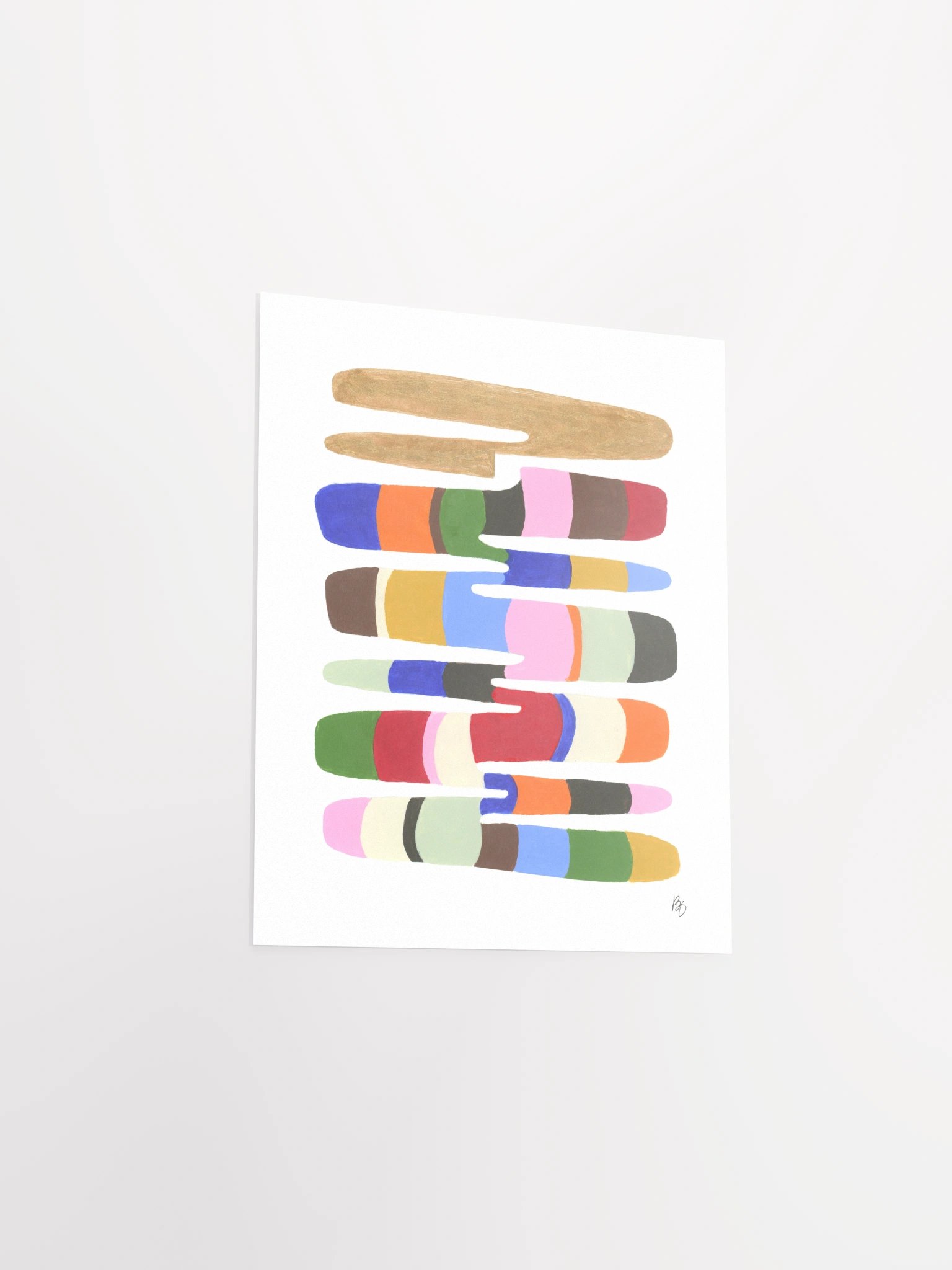 'Stretched' Painting Print product image (8)