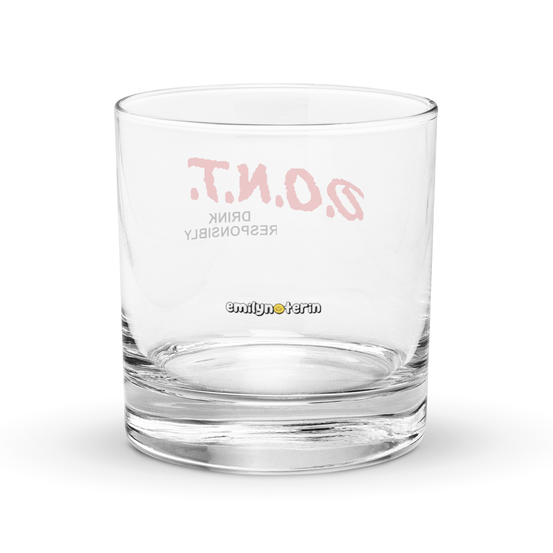 D.O.N.T. Drink Responsibly Whiskey Glass product image (2)