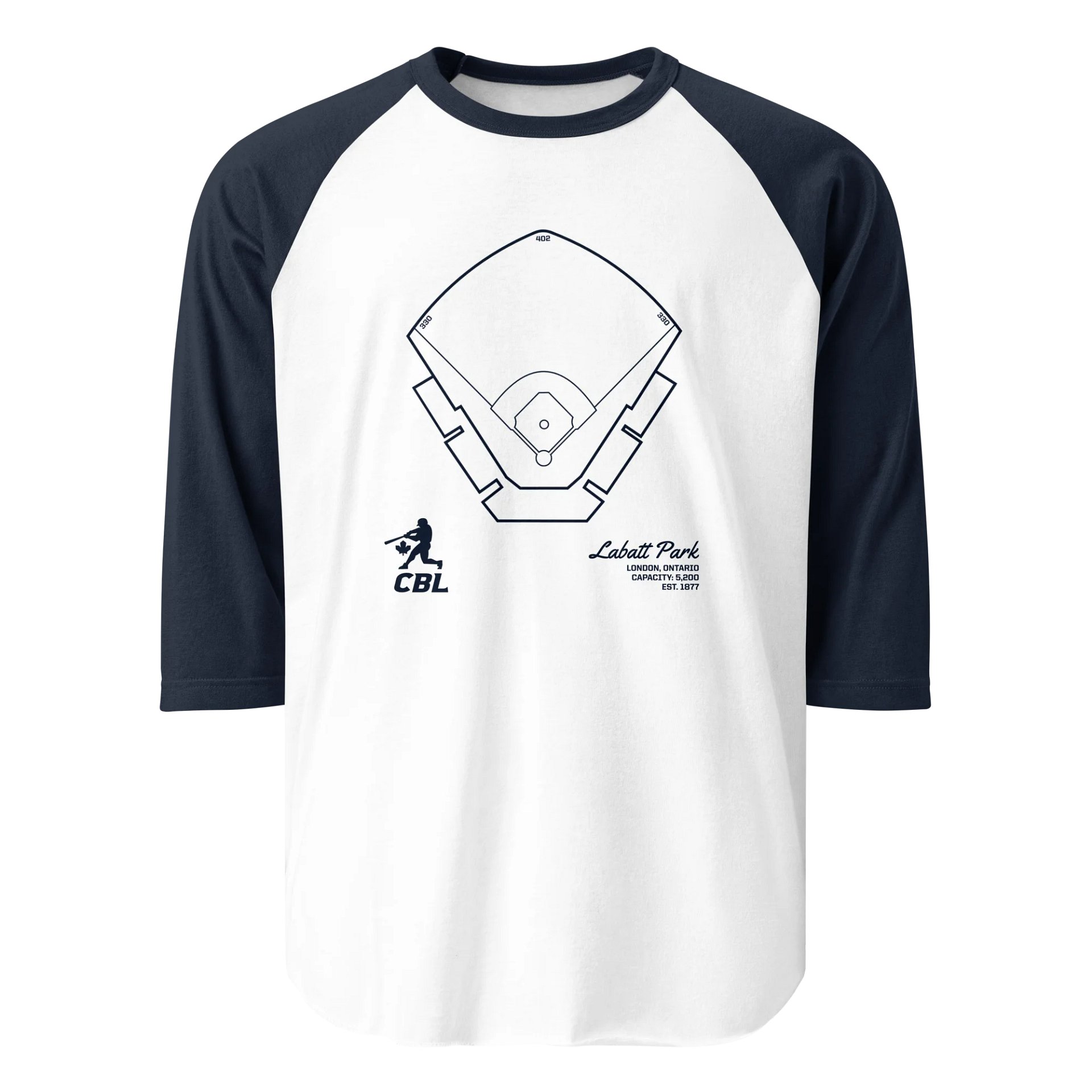 London Ballpark 3/4 Tee product image (10)