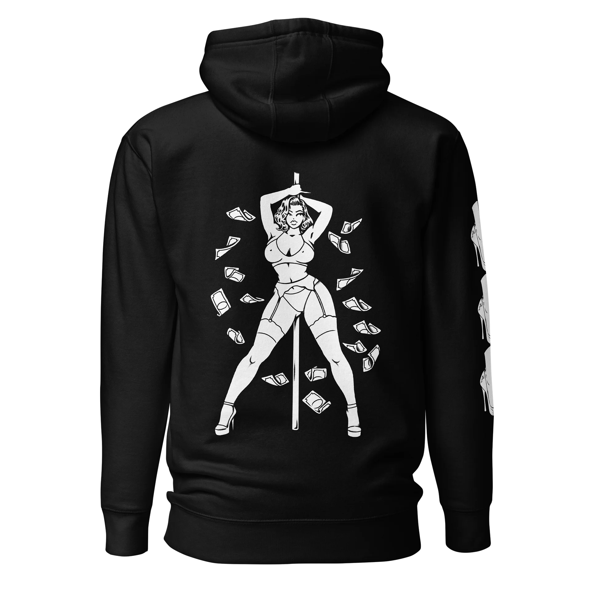 Violet hoodie - white product image (1)