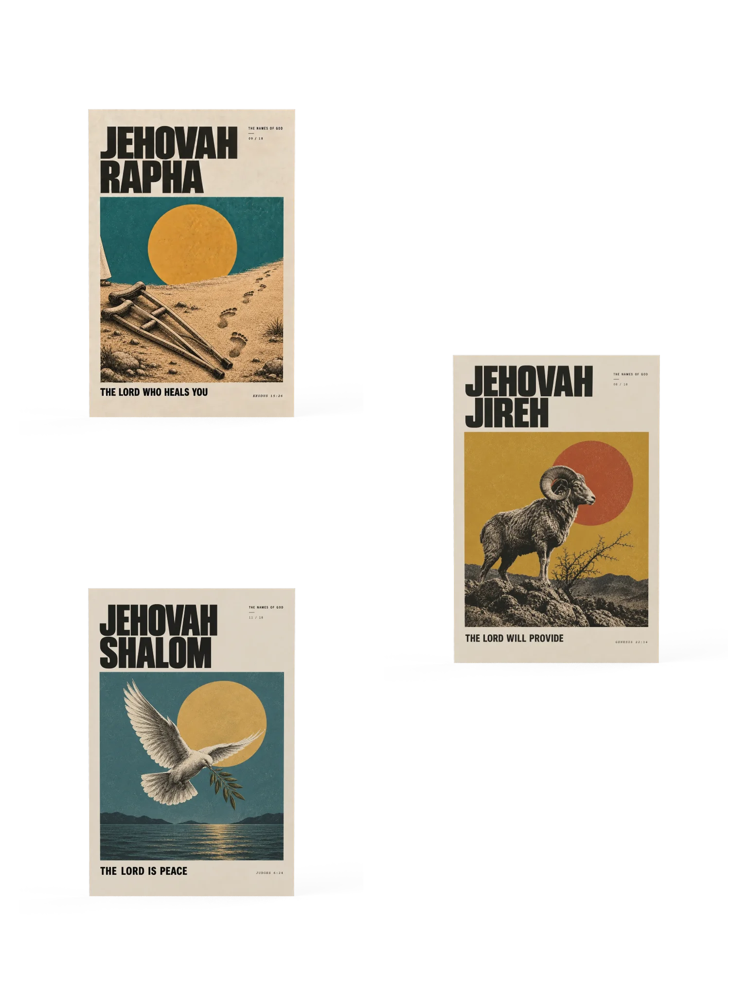 Provision, Healing & Peace | Three-Print Set product image (1)