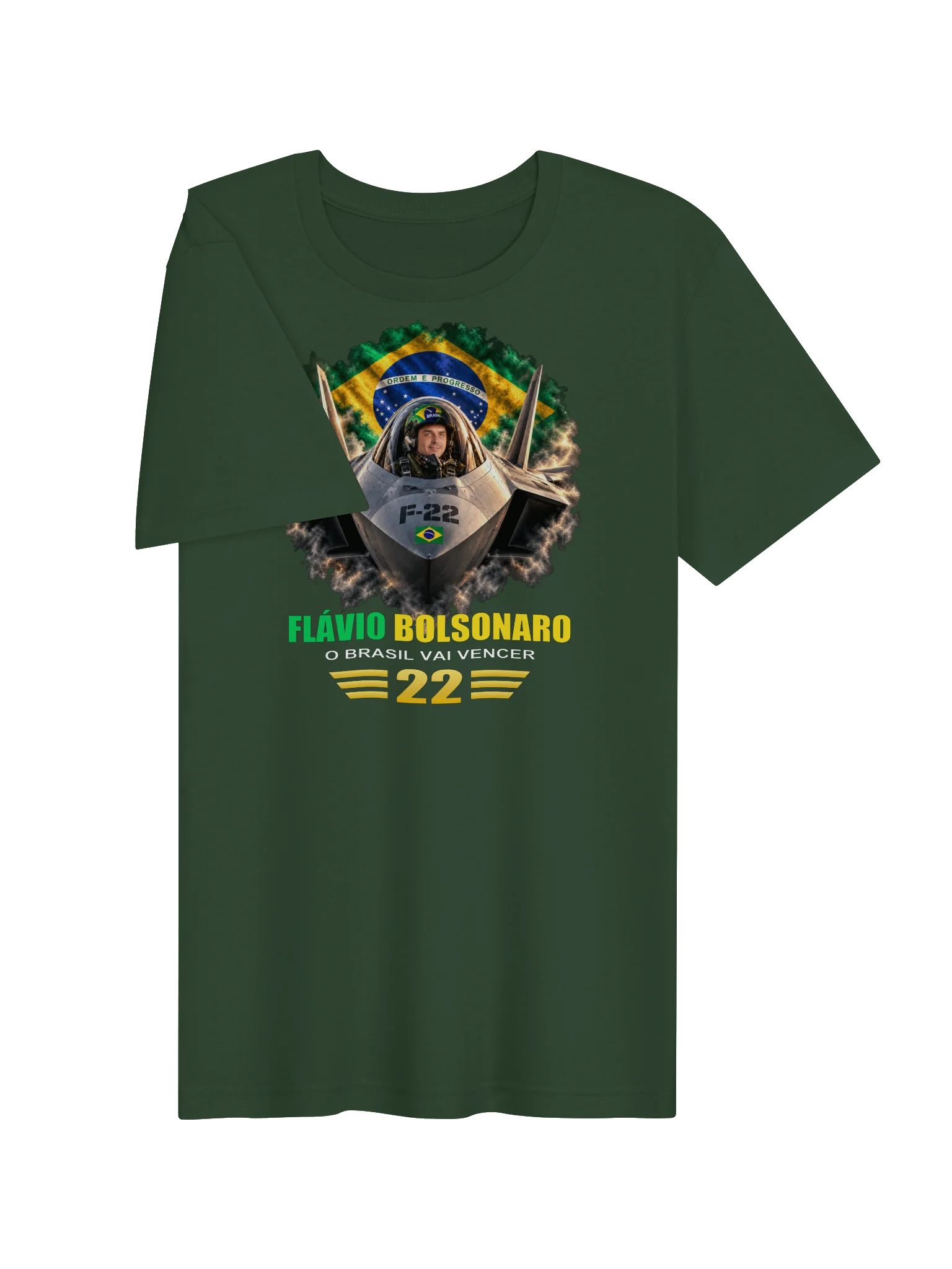 Flávio Bolsonaro F-22 Brazil T-Shirt Camiseta product image (31)