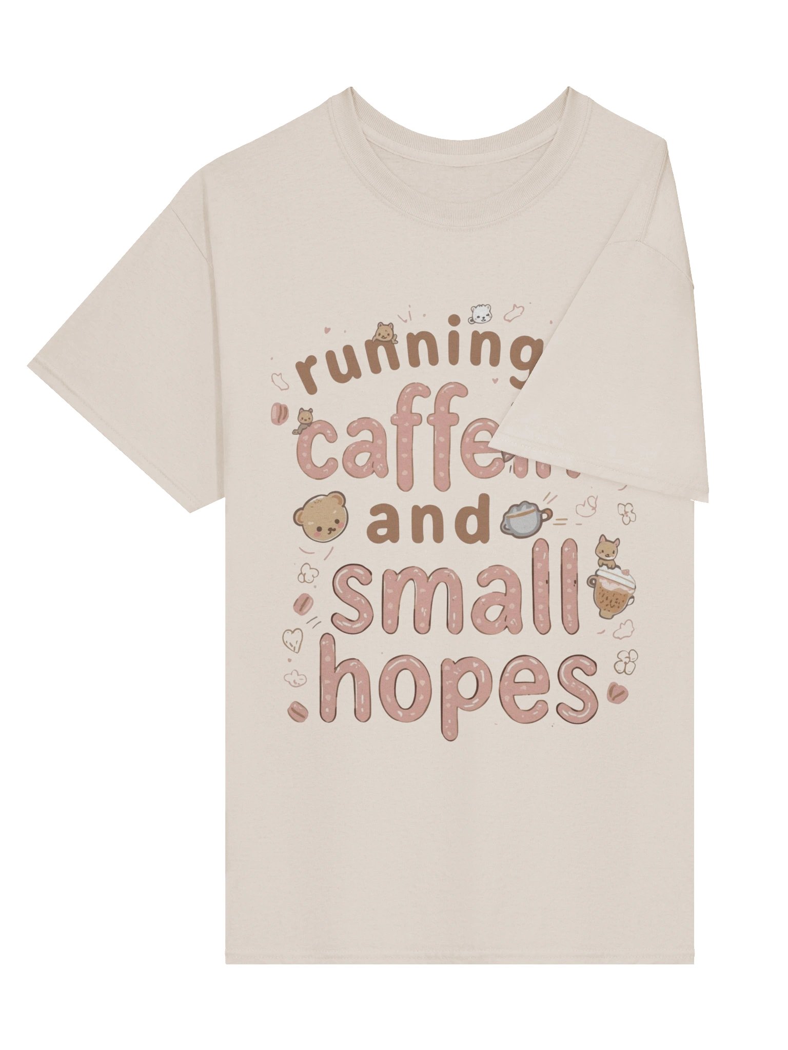 Running on Caffeine & Small Hopes Tee☕✨ (Because that’s basically a personality trait now) product image (111)