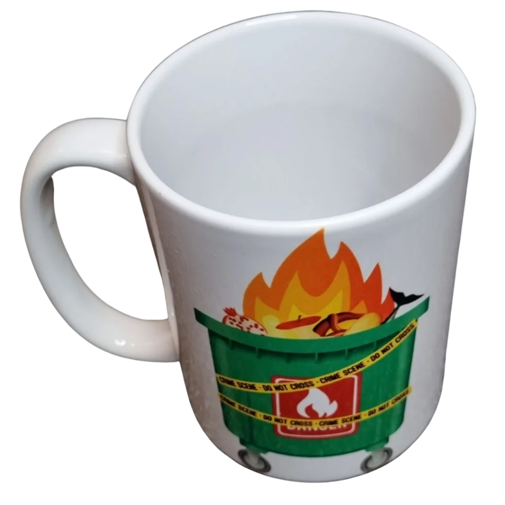 Dumpster Fire Army Mega-Mug product image (1)