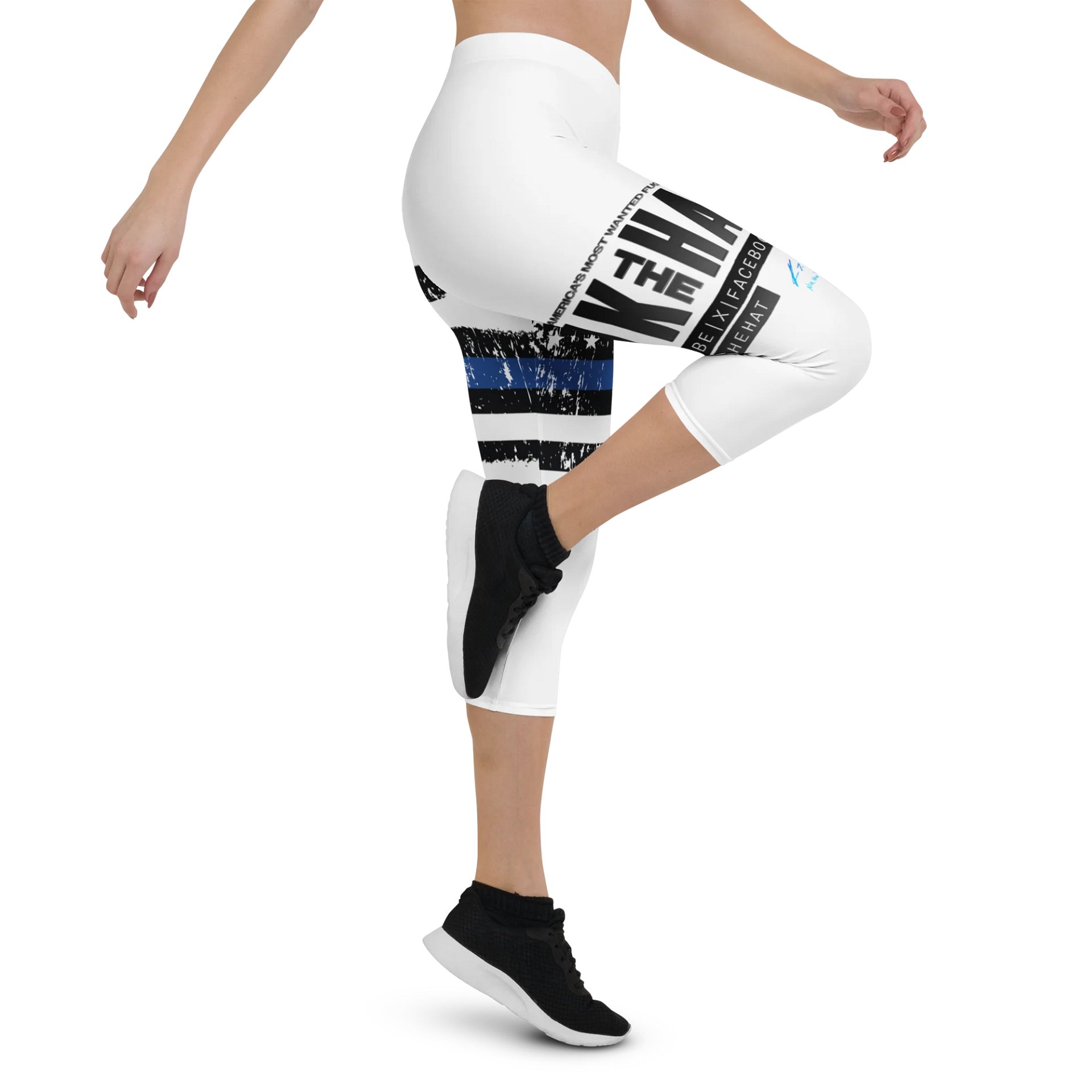 Nik The Hat | White Leggings – Summer ’25 BACK THE BLUE Edition product image (5)