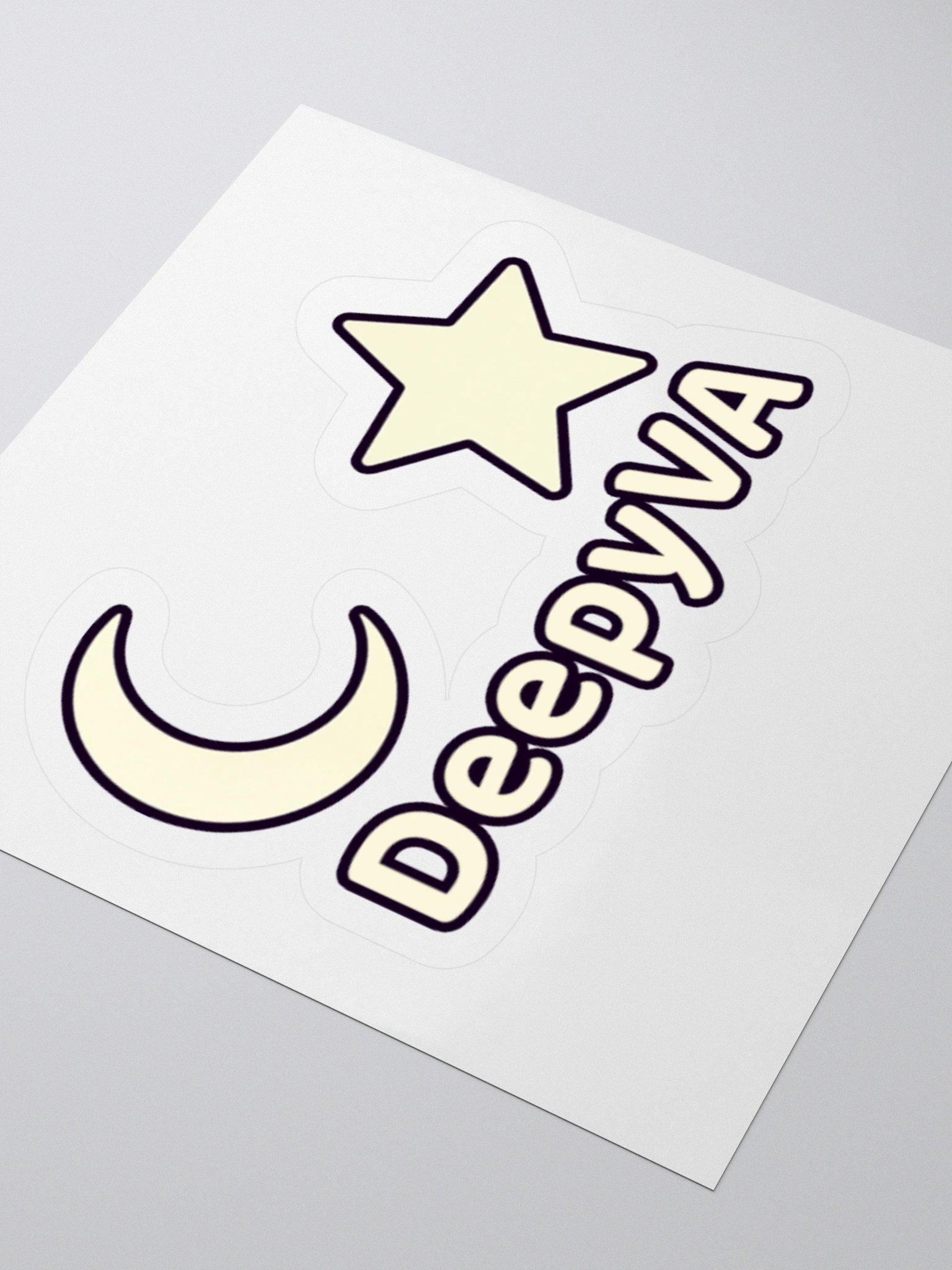 Yellow DeepyVA Stickers product image (3)