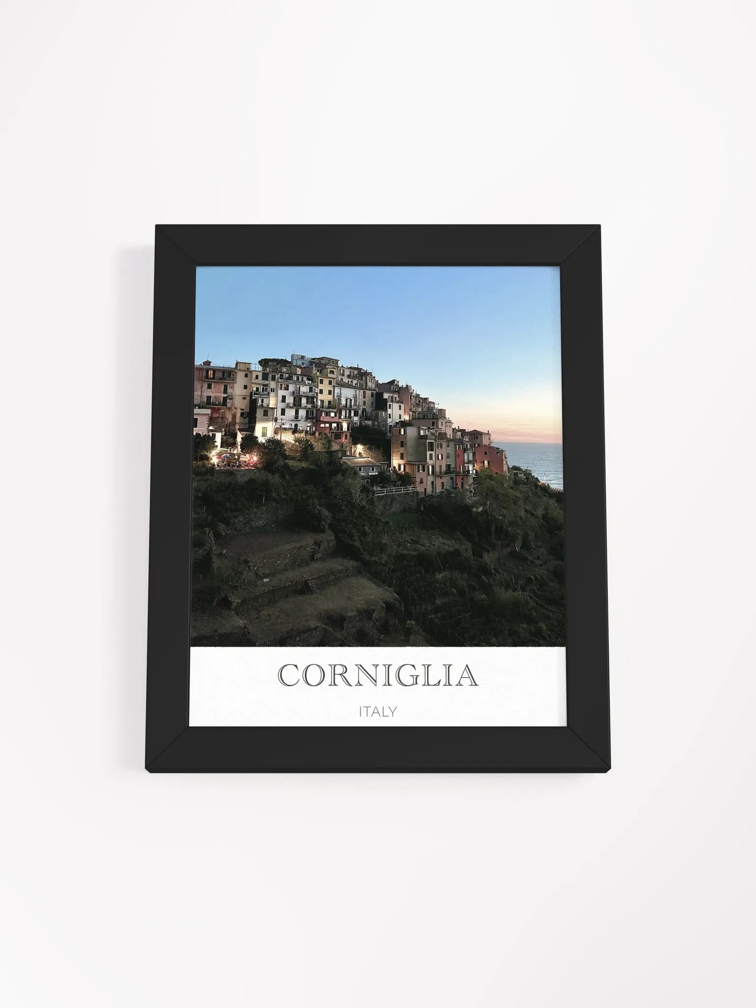 Corniglia Cinque Terre - Framed High-Quality Matte Poster product image (4)