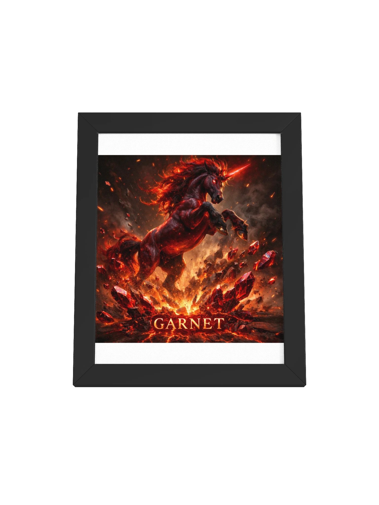 Garnet Unicorn Framed Poster product image (97)