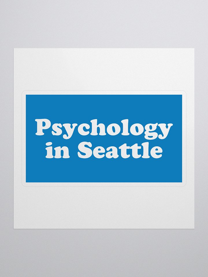 Psychology In Seattle - Sticker product image (1)