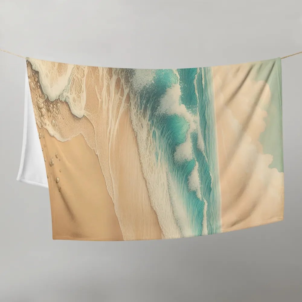 Ocean Shoreline Serenity Throw Blanket product image (10)