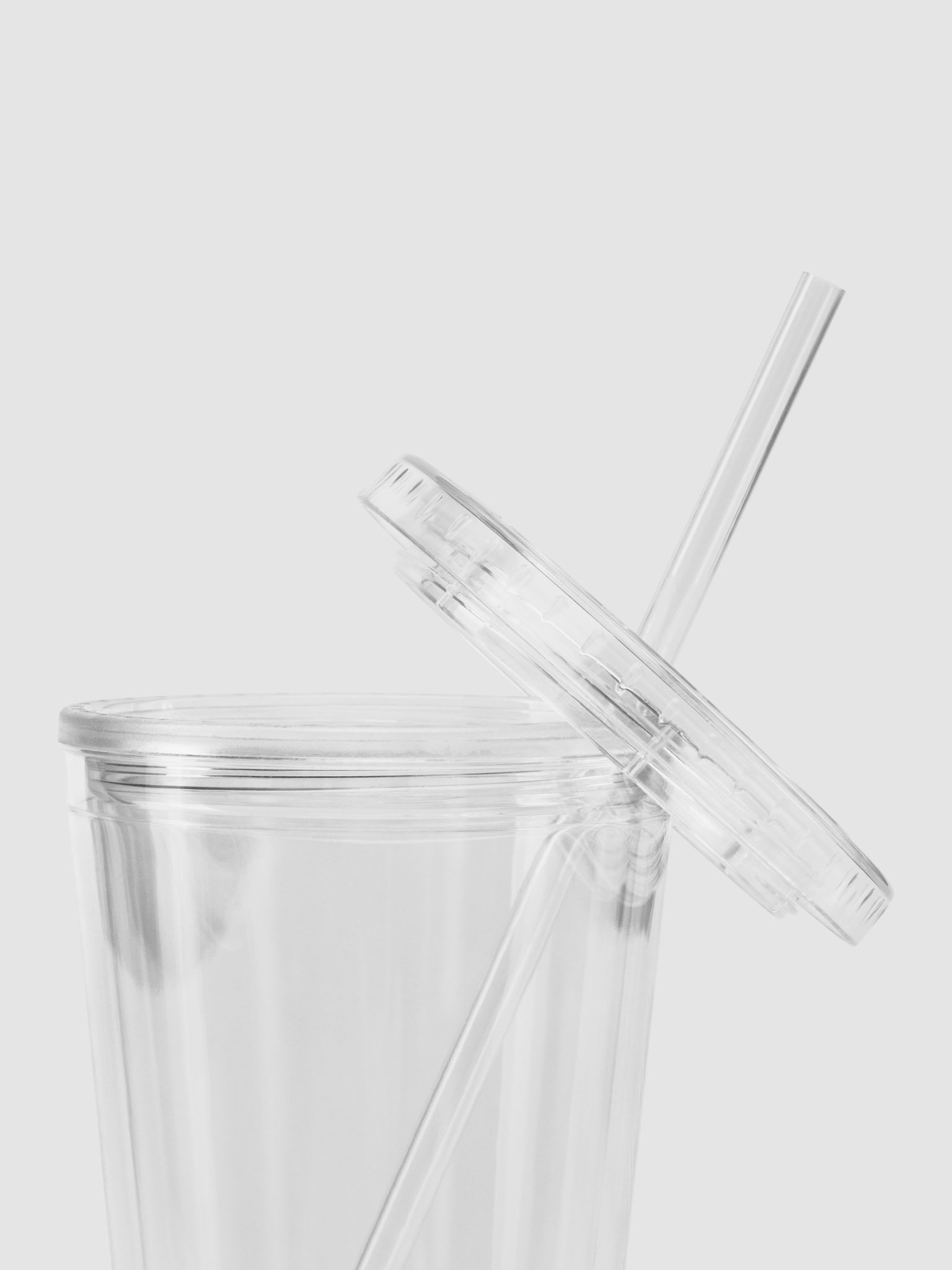 Double Wall Clear Plastic Tumbler (16 oz) | Fourthwall