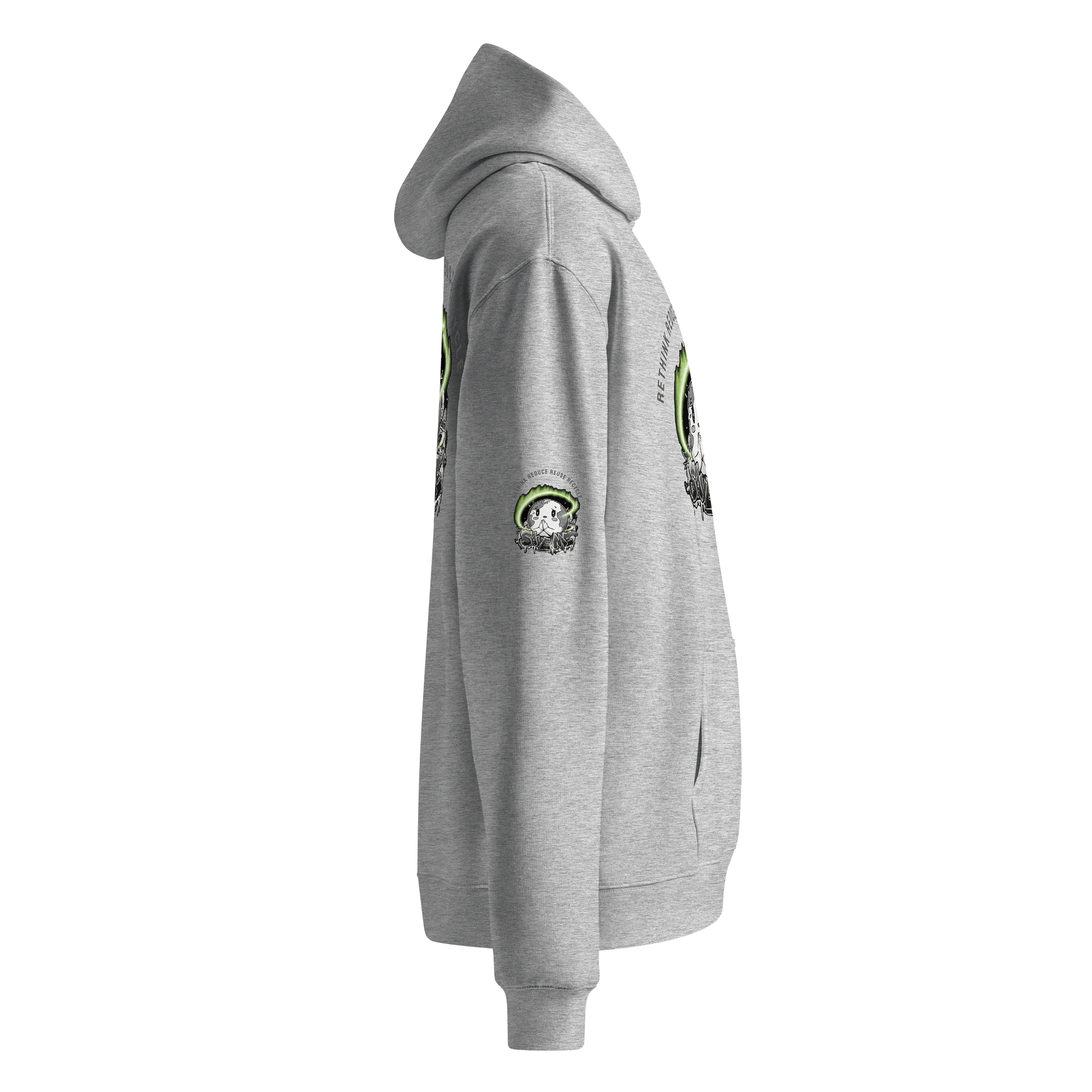 Save Me Unisex Premium Oversized Hoodie | Bold Style for a Greener Future product image (5)