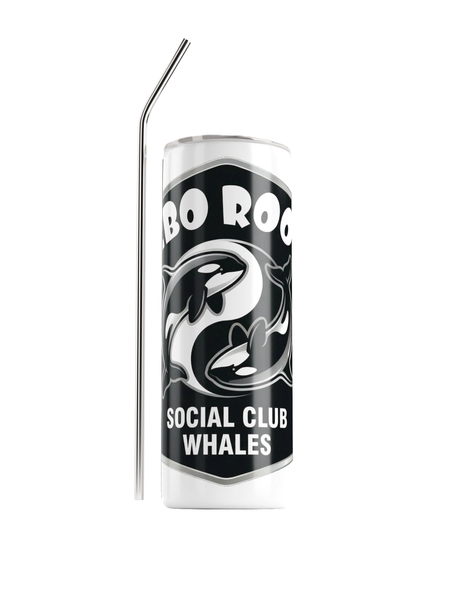 Whales Yin-Yang Stainless Steel Tumbler product image (1)
