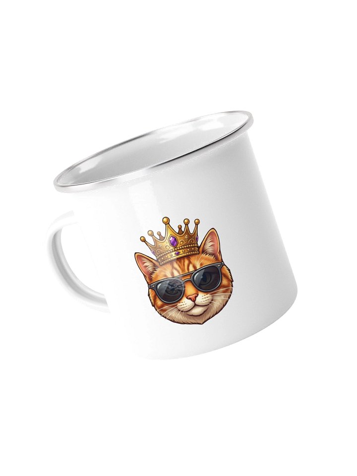 Cats Rule Enamel Mug product image (1)