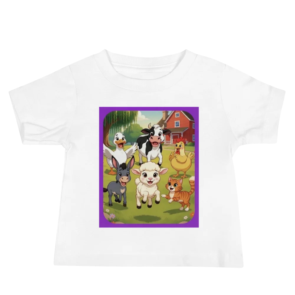 Cute Farm Animal Children’s T-shirt product image (2)