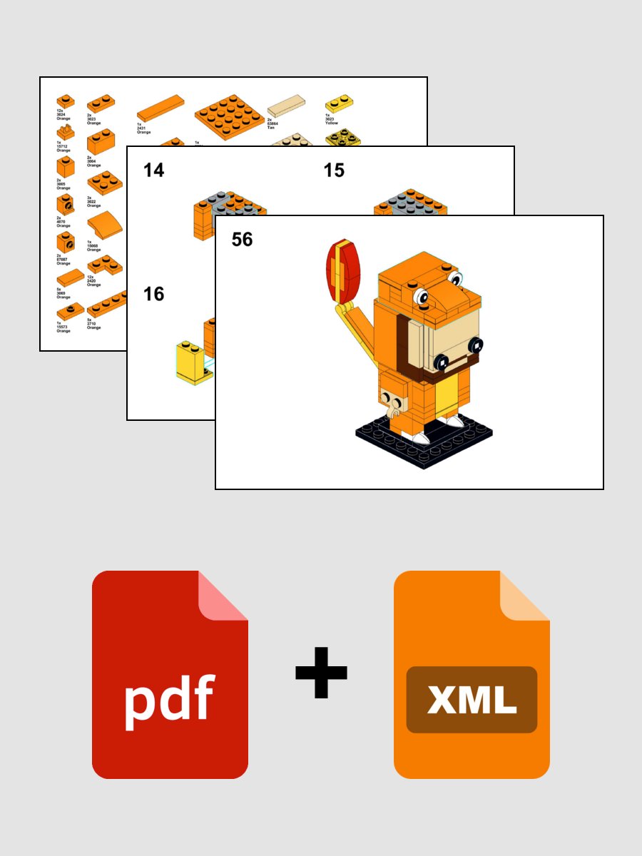 Pix Dino Orange PDF and Parts List product image (2)