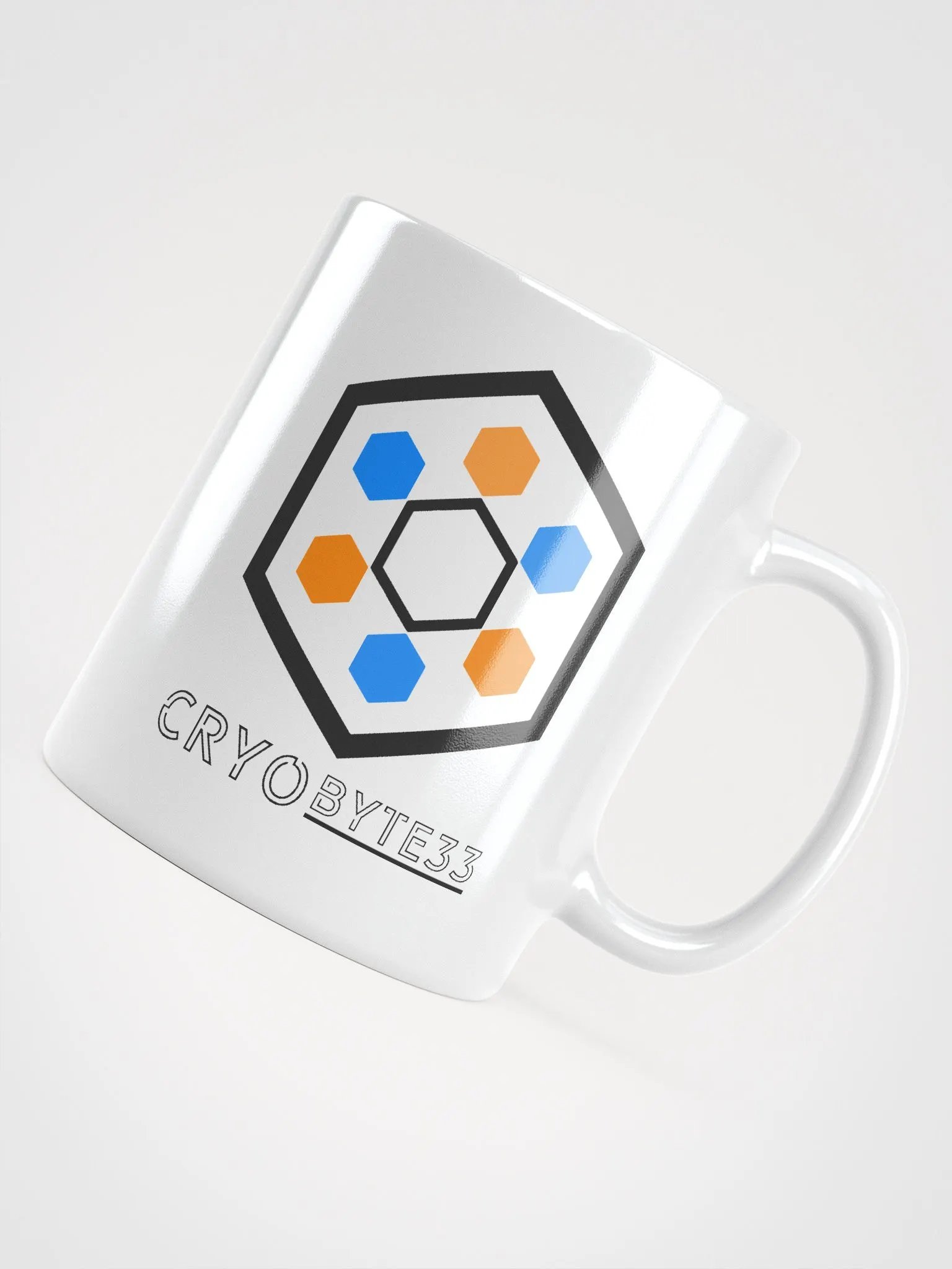 Glossy White Mug product image (4)