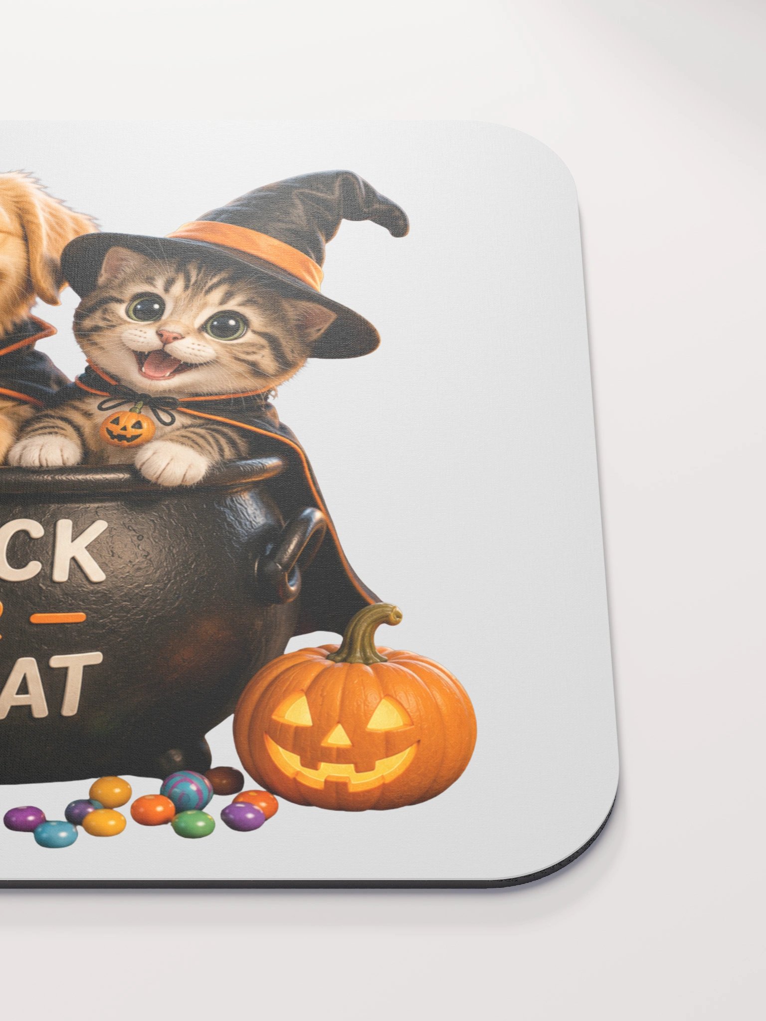 Trick or Treat Dog and Cat Mousepad product image (5)