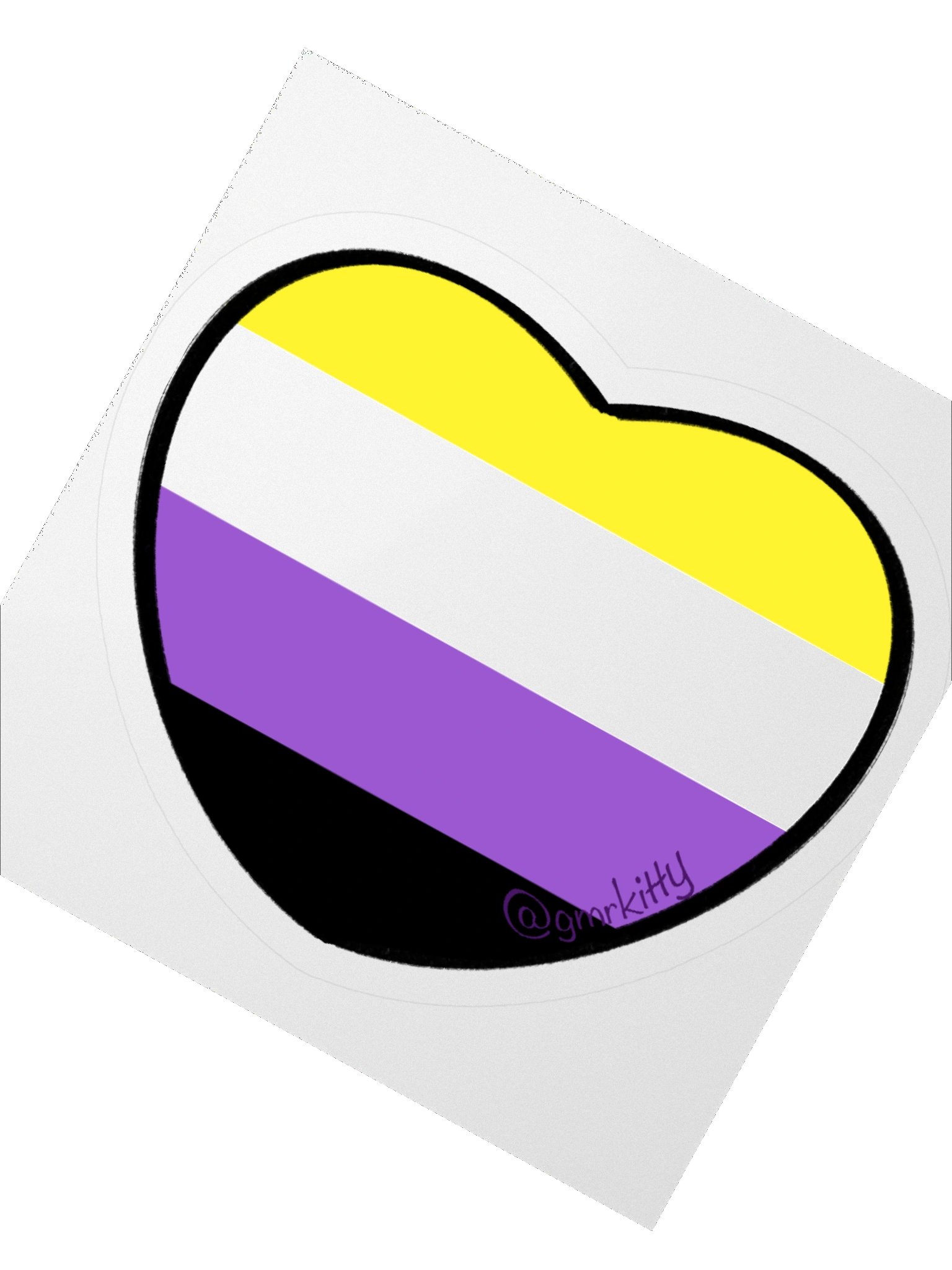 Enby Pride Heart product image (4)