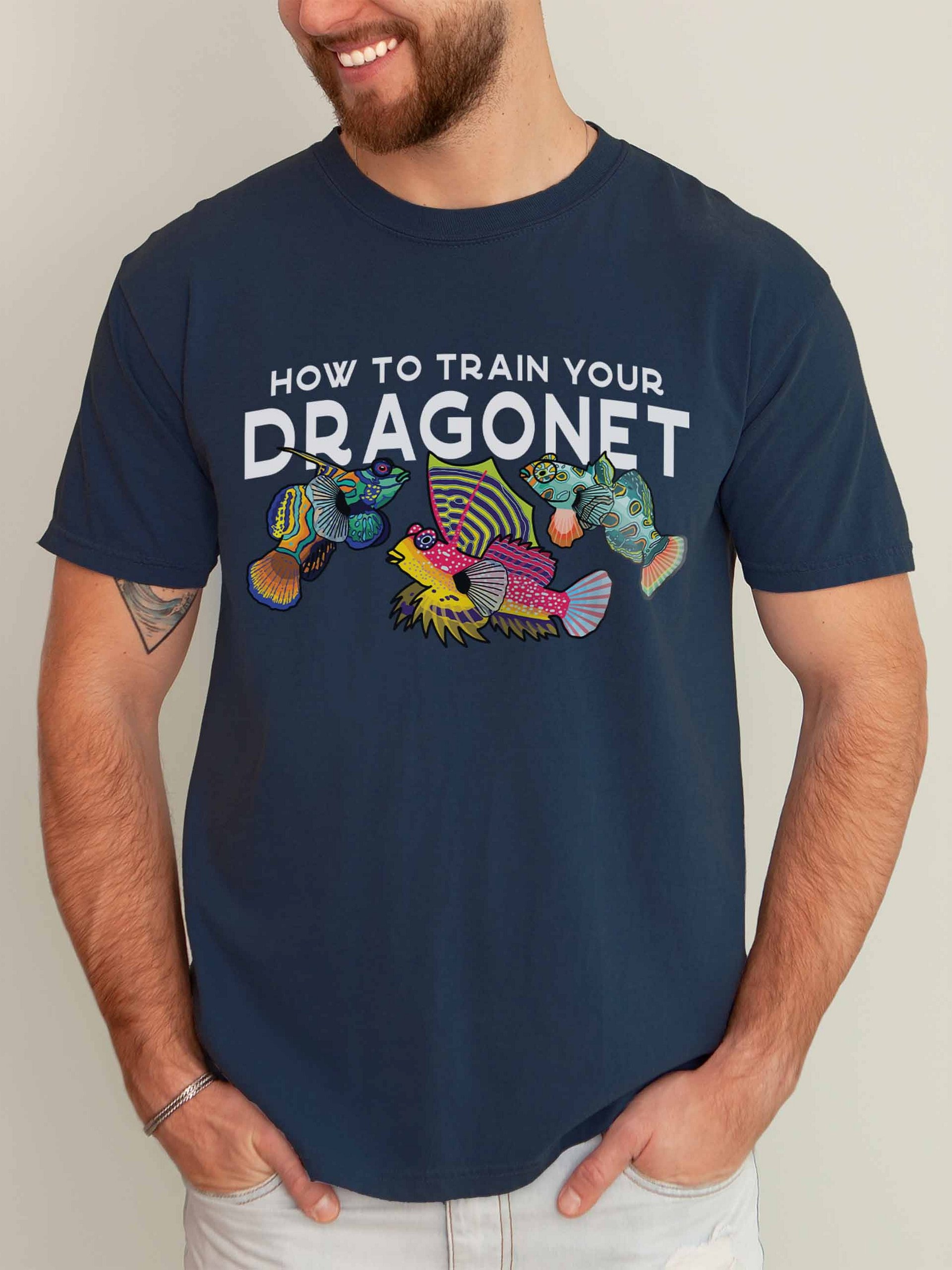 How to Train Your Dragonet T-Shirt for Reef Aquarium Lovers product image (2)