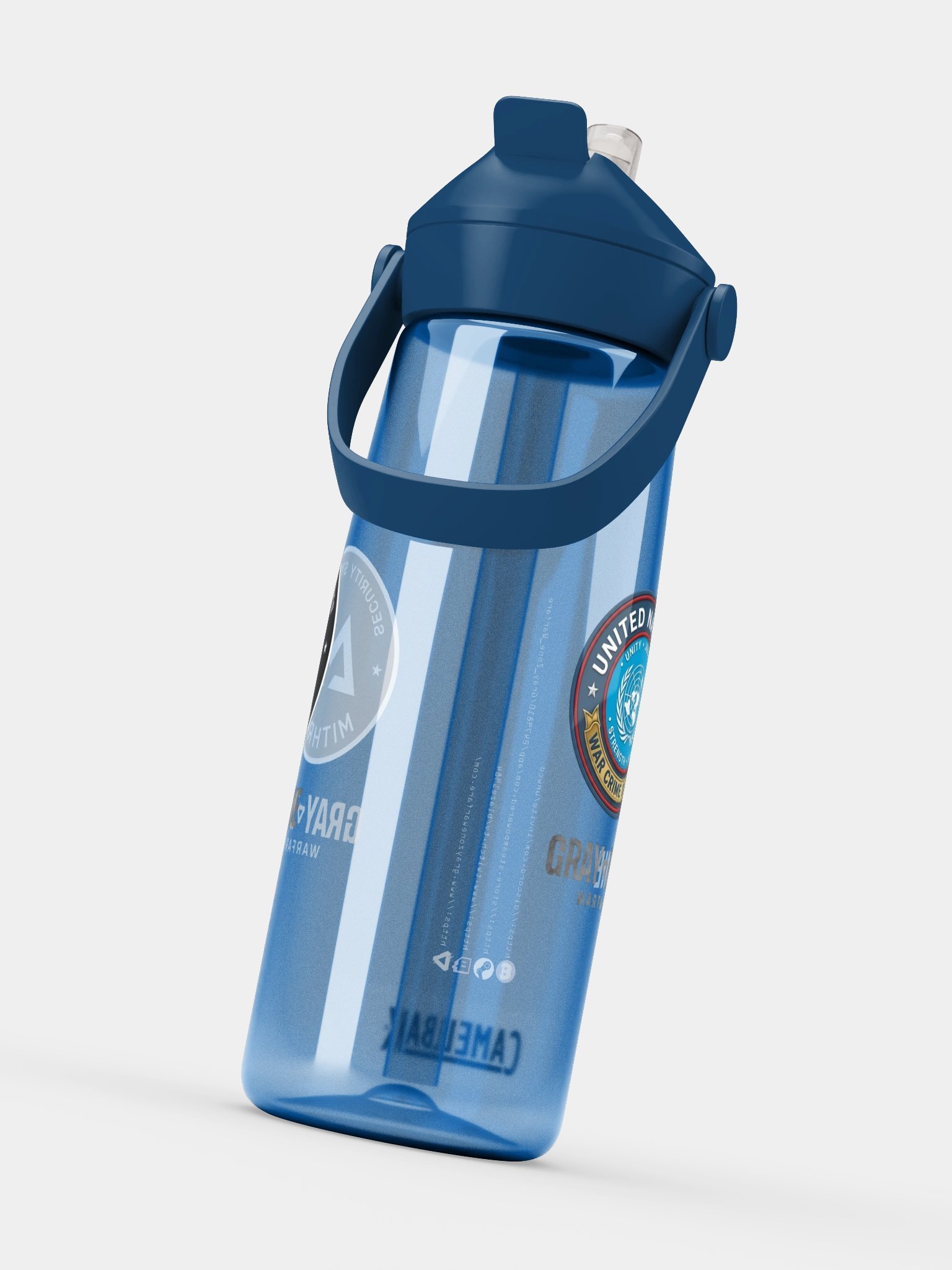 UNWCD/MSS Flip Straw Water Bottle - Smoke GZW product image (8)