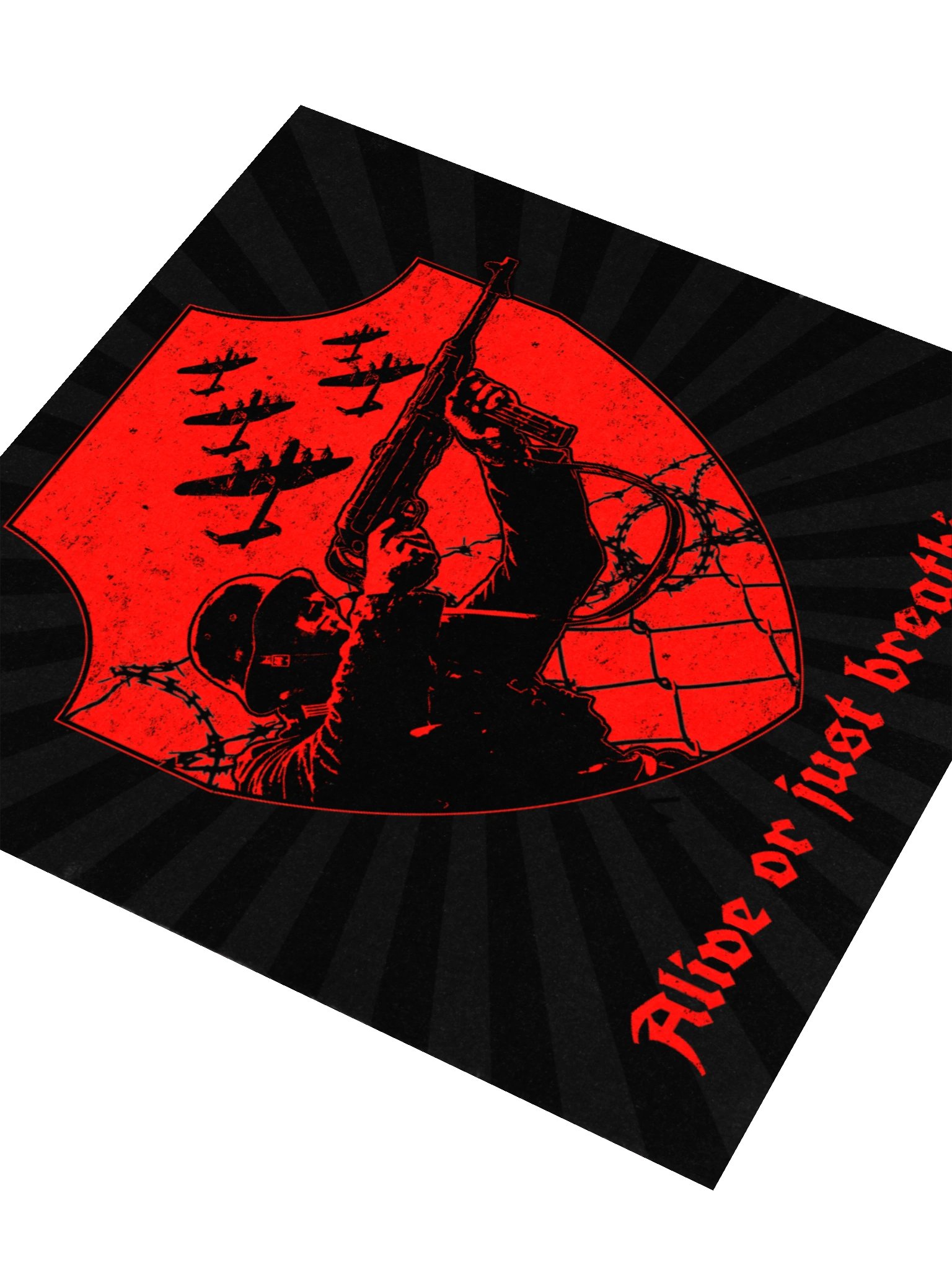 "DEAD OR ALIVE" STICKER RED product image (9)