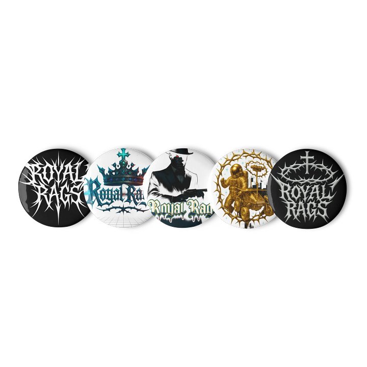 Orbit & Throne: Royal Rags 5-Pin Collection product image (1)