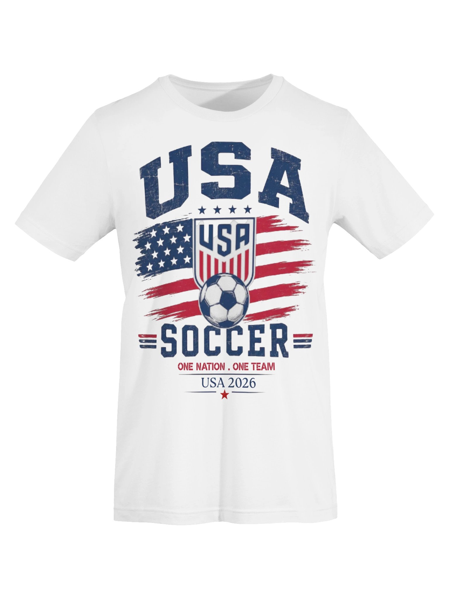 USA Soccer 2026 T-Shirt | One Nation One Team Patriotic Fan Tee | USA 2026 Soccer Shirt product image (3)