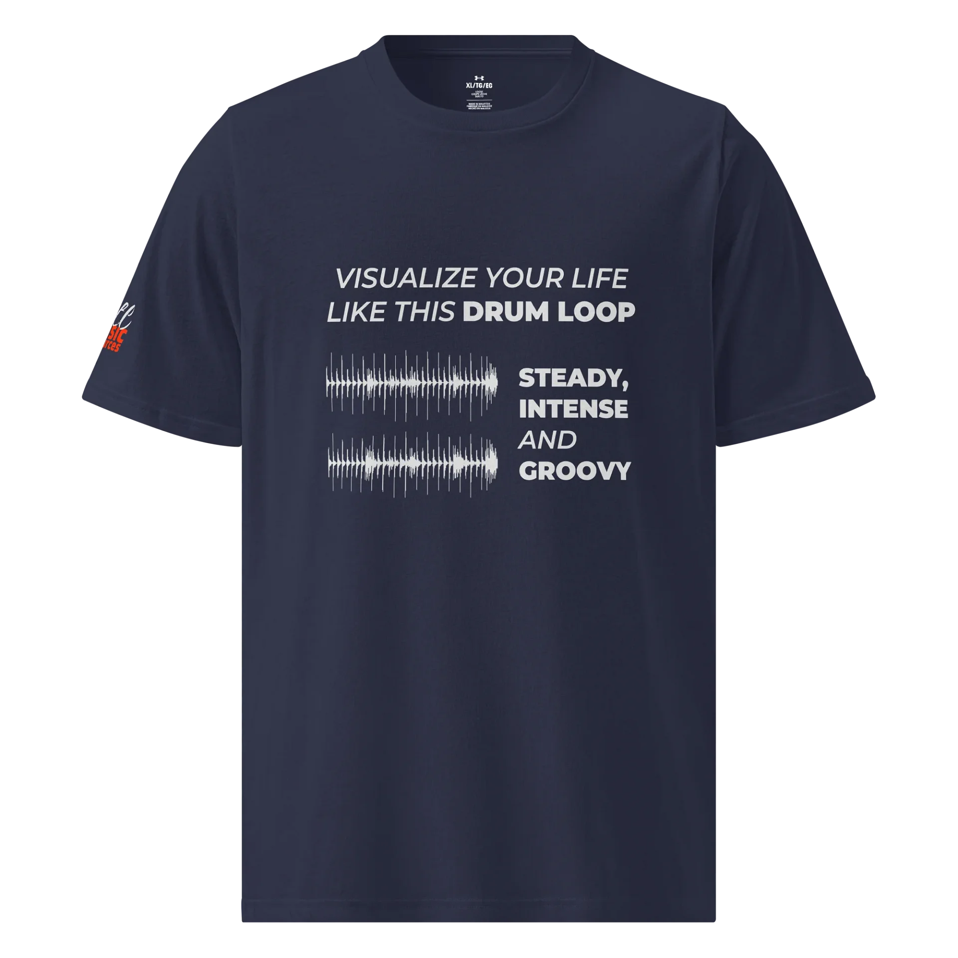 Visualize Your Groove – Waveform Tee (UA Edition)